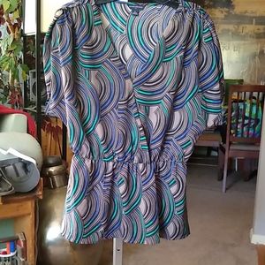 Banana Republic Jewel tone tunic top. Never worn